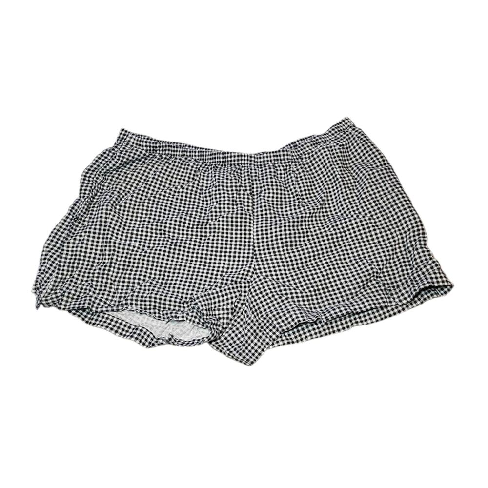 NWT - Women's XL Drawstring A New Day Black and White Athletic Shorts